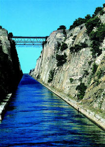 Greece, The Corinth canal